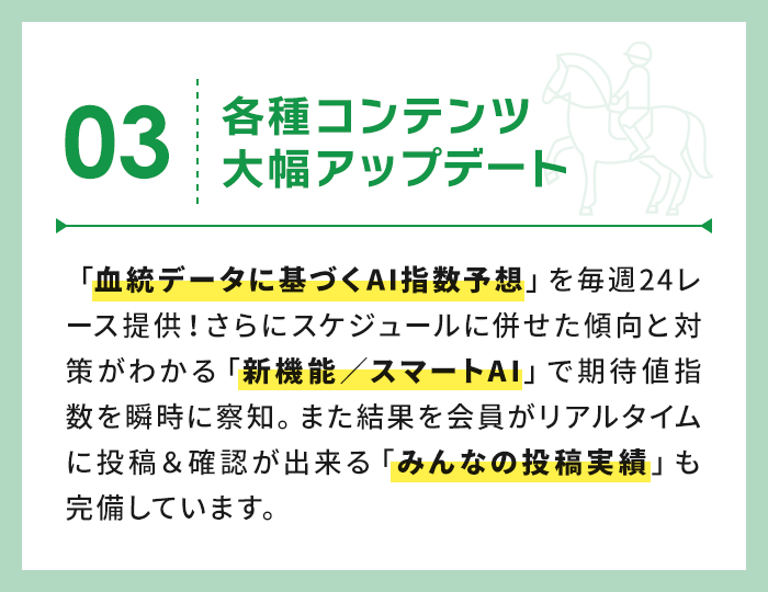各種コンテンツ大幅アップデート