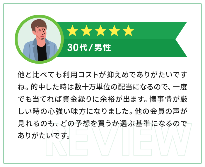 ★★★★★|30代・男性